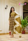 Shanaya Vol 5 By Mystic 9 Rayon Embroidery Kurti With Bottom Dupatta Wholesale Market In Surat
